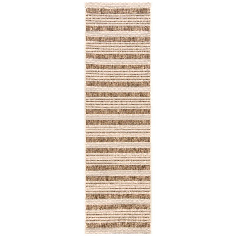 Herefordshire Performance Striped Indoor/Outdoor Area Rug, Rectangle 2' x 3'7"