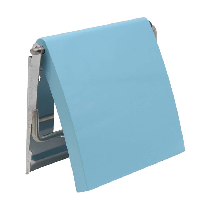 Distributeur de papier hygiénique mural à un rouleau, Bleu aqua