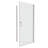 1 3/8" Adjustment,Universal Pivot Shower Door, Open Outside, With 1/4" Tempered Glass Finish 3272-119845704