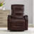 Britnee Genuine Leather Swivel Power Recliner-1194143541