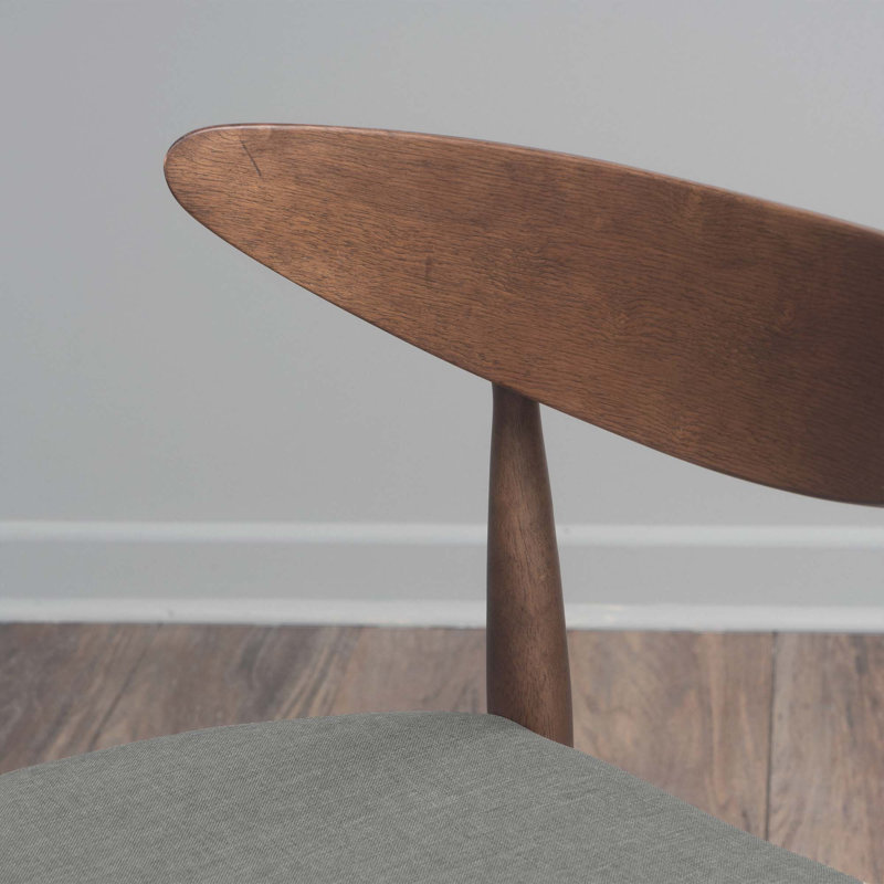 Chaise de salle à manger, Gris clair