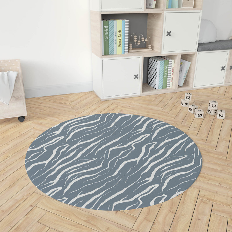 Tapis de jeu pour enfants Lush Cracks, Bleu