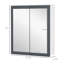 Armoire à pharmacie de salle de bain avec miroir, armoire à miroir murale de salle de bain 27 po x 30 po, armoire murale de salle de bain avec rangement, portes doubles et 2 tablettes réglables