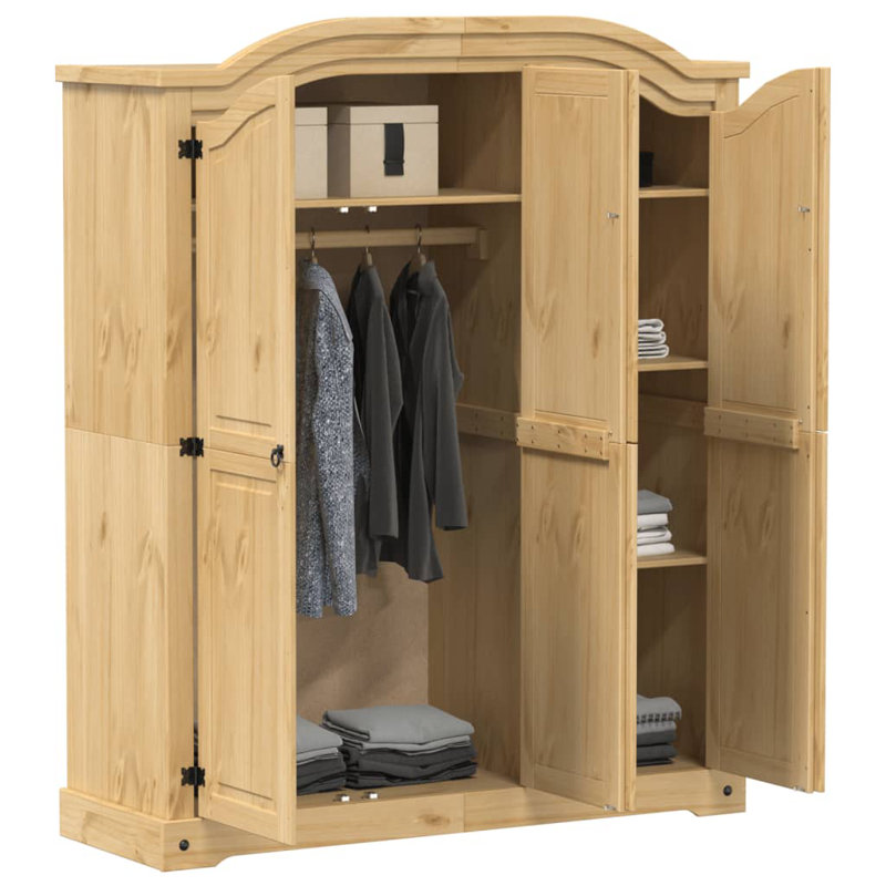 16-2 Wardrobe, Solid pine wood