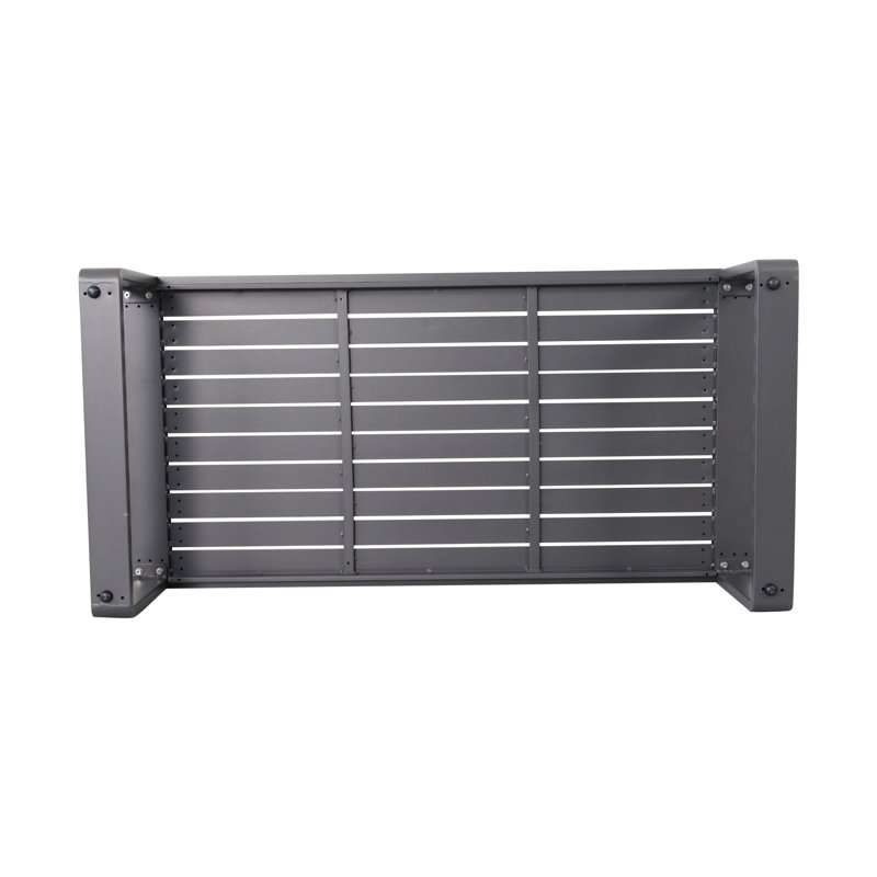 Ensemble de tables basses doubles et rectangulaires, Yb15052, coussins beiges, aluminium, accessoire de décoration intérieure Home