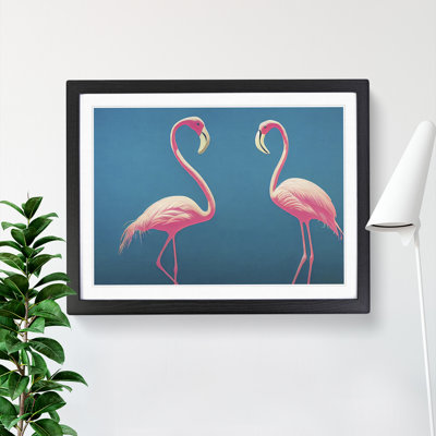 Dreamlike Flamingos - Single Picture Frame Print