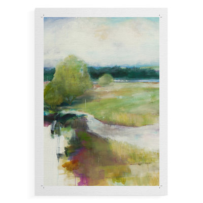 Crossing the Stream -Canvas Print Only - NOT FRAMED