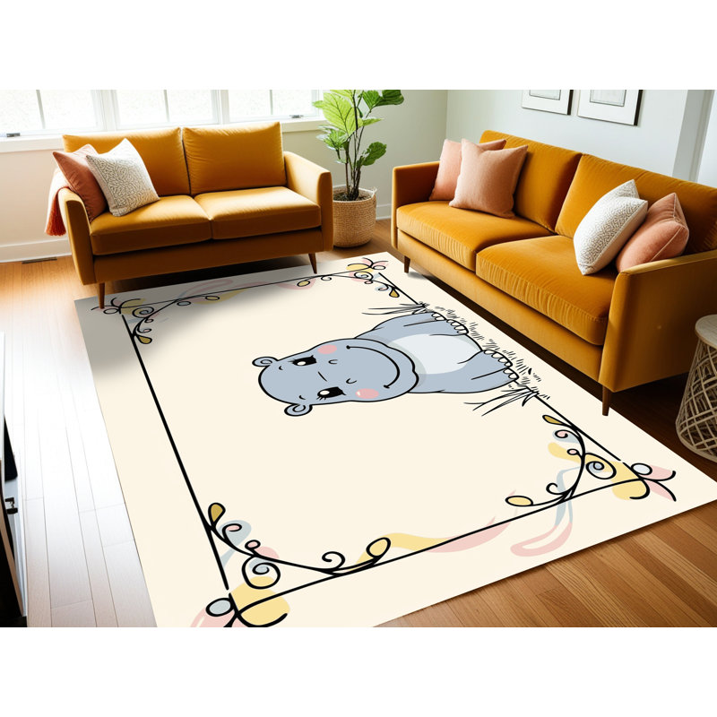 Tapis pour enfants East Urban Home, Rectangulaire 2 pi x 3 pi