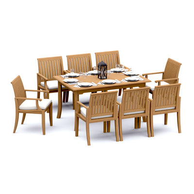Lagos Rectangle Outdoor Dining Set