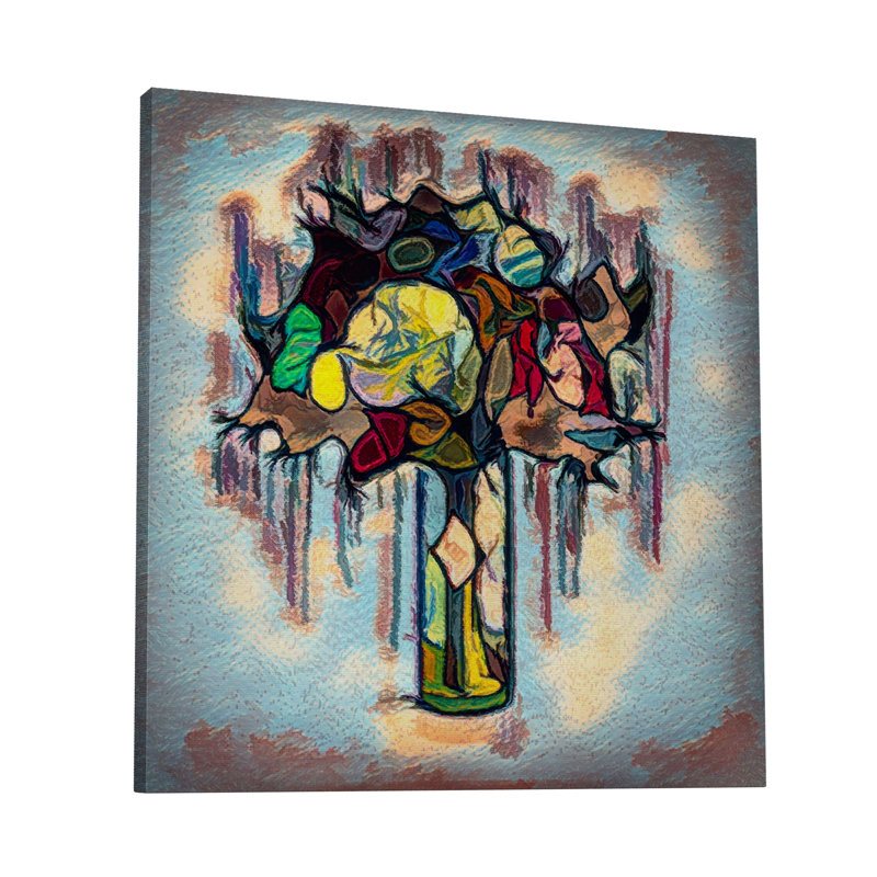 Reproduction sur toile tendue, H 8 po x l 8 po x P 1,5 po