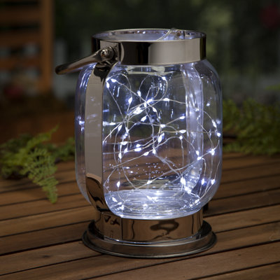 Set of 3 Battery-Operated Cool White Micro LED Light Strings – 5-Foot Indoor Fairy Lights with Gold Wire and Automatic Timer