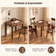 Table de salle à manger extensible en bois massif