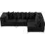 Canapé modulaire réversible en velours 108 po-82749475