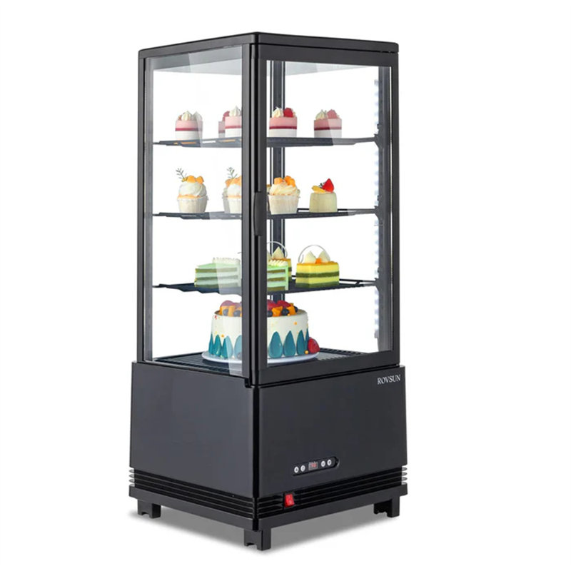 3 Cu.Ft Countertop Glass Refrigerated Bakery Display Case