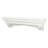 Salem 60" Floating Pine Wood Fireplace Mantel Shelf with Arched Corbels - White Finish-785288394-696325742