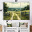 «Green Peaceful Valley I», ensemble d'art mural-2063658967-2063658968