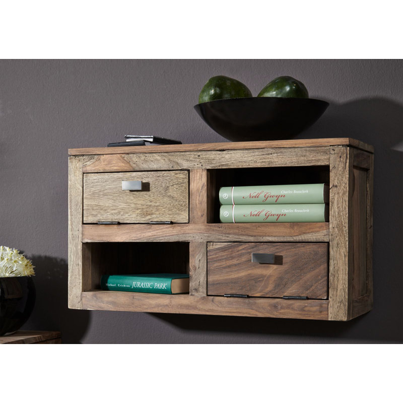Nature Rosewood Solid Wood Floating Shelf