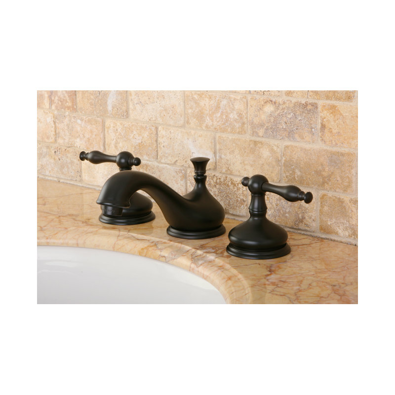 Robinet de salle de bain espacé Kingston, Bronze huilé