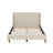 Modern Upholstered Platform Bed with Wingback Headboard-823479865