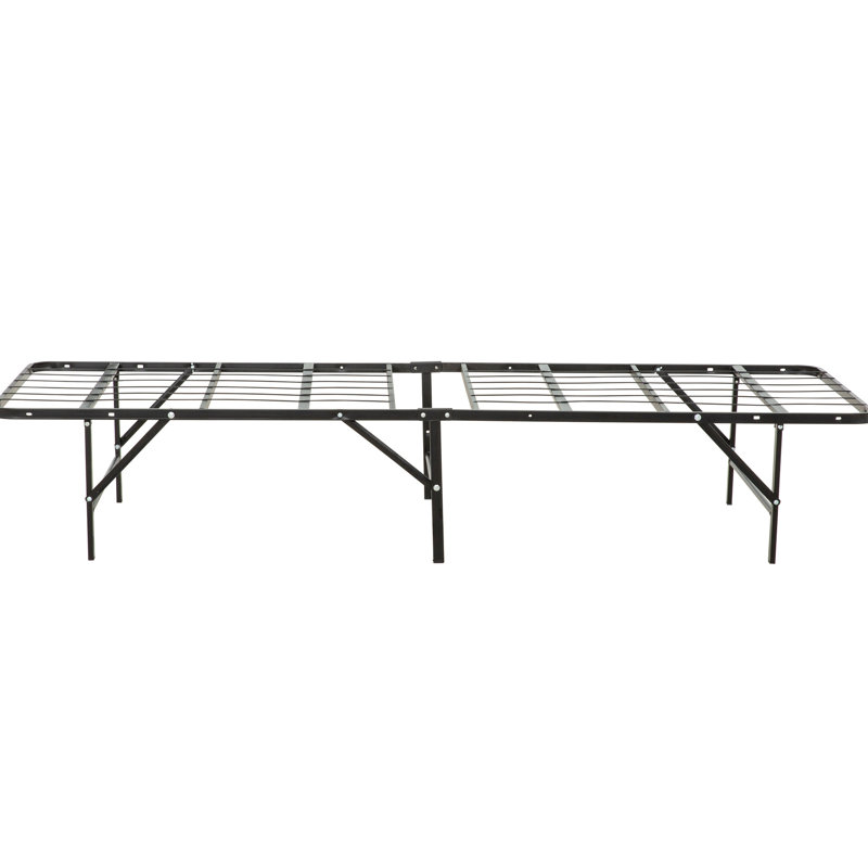 Twin Mattress Metal Frame Platform - , Declutter Bedroom Size Bed Foundation Quick Assembly Required, Twin