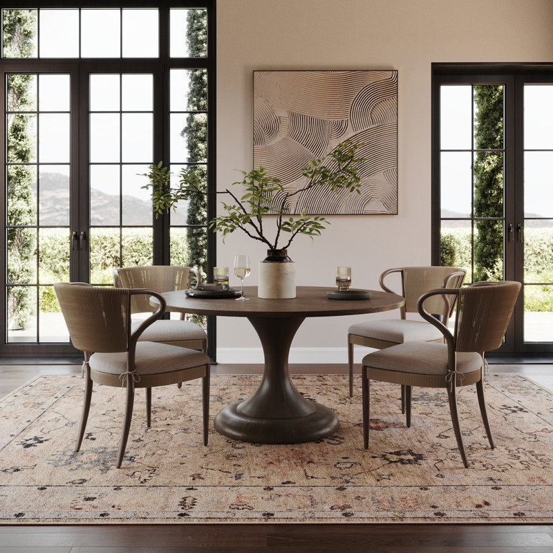 Nuloom Nolira Traditional Bordered Washable Area Rug, Rectangle 6'7" x 9'