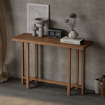 Retro simple rectangular household console table
