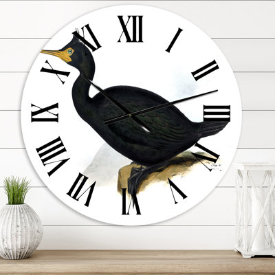Vintage Bird Life IV - Horloge murale traditionnelle