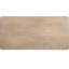 Table basse rectangulaire en bois avec deux tiroirs et une tablette inférieure ouverte de 20 po de hauteur