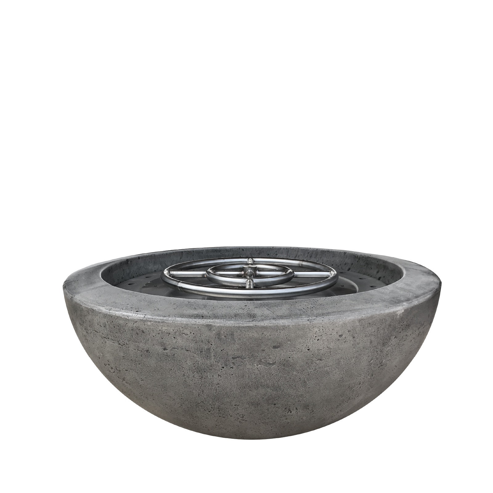 Round Fire Pit, Liquid Propane, 12" H x 29" W x 29" D