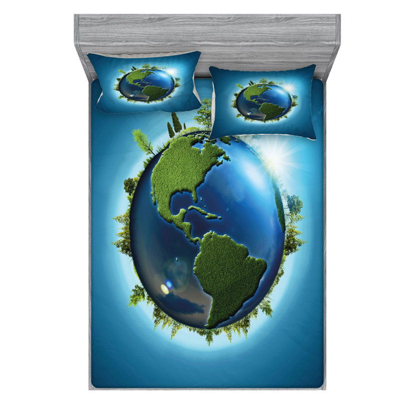 Microfiber Sheet Set, Full Sheet Set + Fitted Sheet + 2 Pillowcases