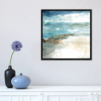 Shimmering Sea And Shore by Carol Robinson - Painting on Canvas