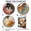 Orange, corail, poisson blanc, merveille - aquariums, art mural-106111877-106111880