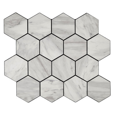 Logan 11.75'' W x 11.6'' L Aluminum Peel and Stick Mosaic Tile