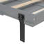 Lit escamotable Queen avec rangement, lit mural moderne en bois MDF gris pour bureau à domicile-1600504726