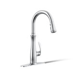 Bellera® Pull Down Single Handle Kitchen Faucet with Handle and Supply Lines