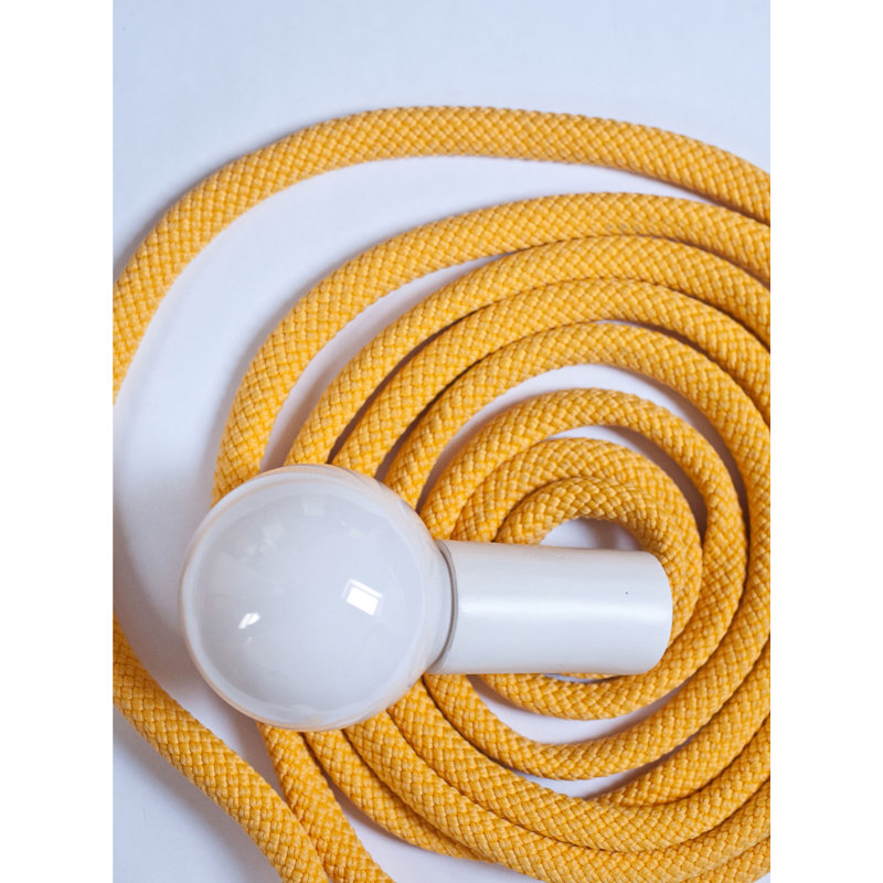 Micheals 1 - Light Pendant, Yellow/White