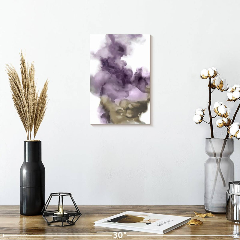 Avery Derive In Amethyst I, 12" H x 8" W