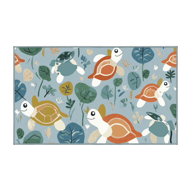 Tapis pour enfants East Urban Home, Rectangulaire 2 pi x 3 pi