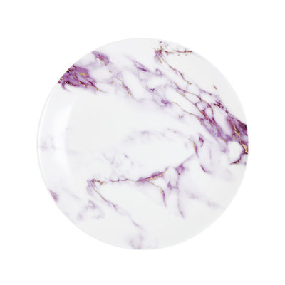 Marble Chianti Bone China Salad/Dessert Plate