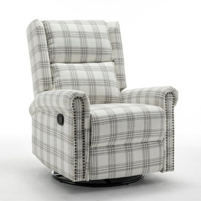 Jaq Upholstered Swivel Recliner