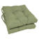 16-Inch Solid Twill Square Tufted Chair Cushions