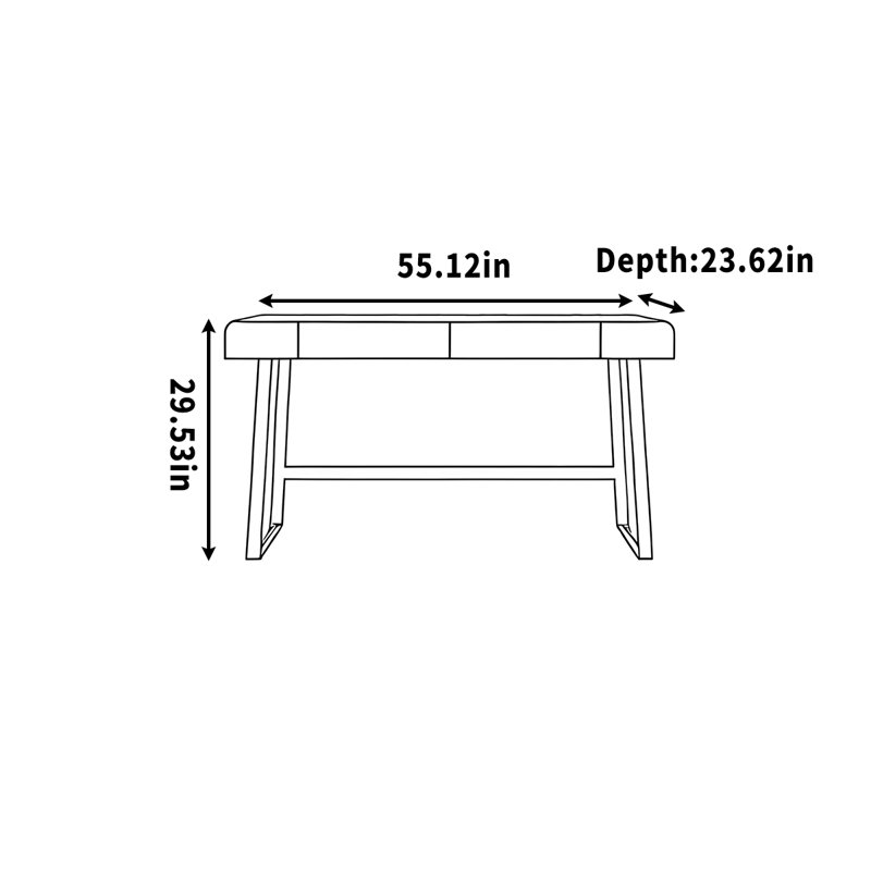 Weymon, 29.53" H x 55.12" W x 23.62" D