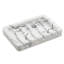 Porte-savon en marbre autodrainant, ensemble de 2