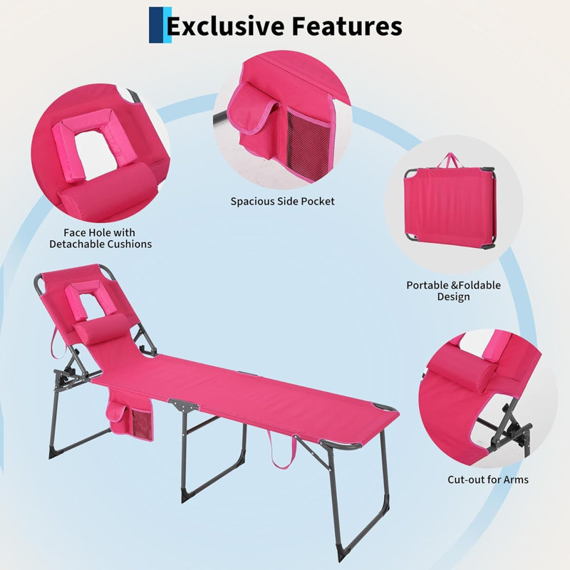Beach Chair, 2, Pink