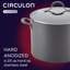 Radiance Hard-Anodized Aluminum Nonstick Wide Stockpot-34198687