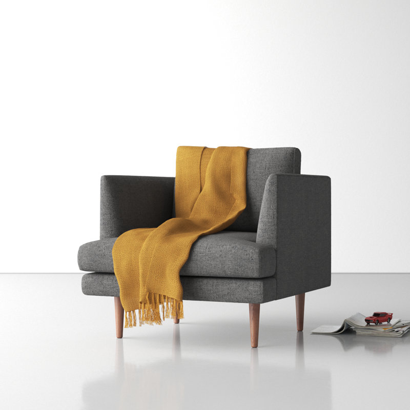 Dennie Throw Blanket, Mustard