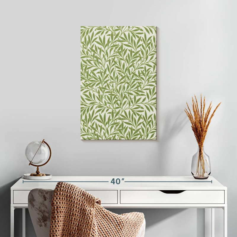 Kerner Willow Pattern, 24" H x 16" W