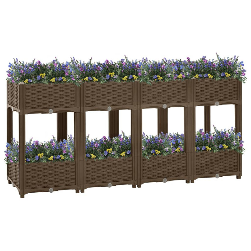 Rosharon Raised Garden Bed, Brown