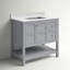 Ensemble de meuble-lavabo simple 36 po Krish-214743884