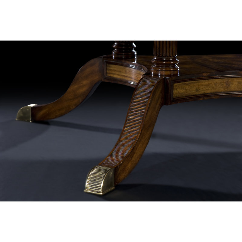 English Cabinet Maker Mahogany Wood Dining Table